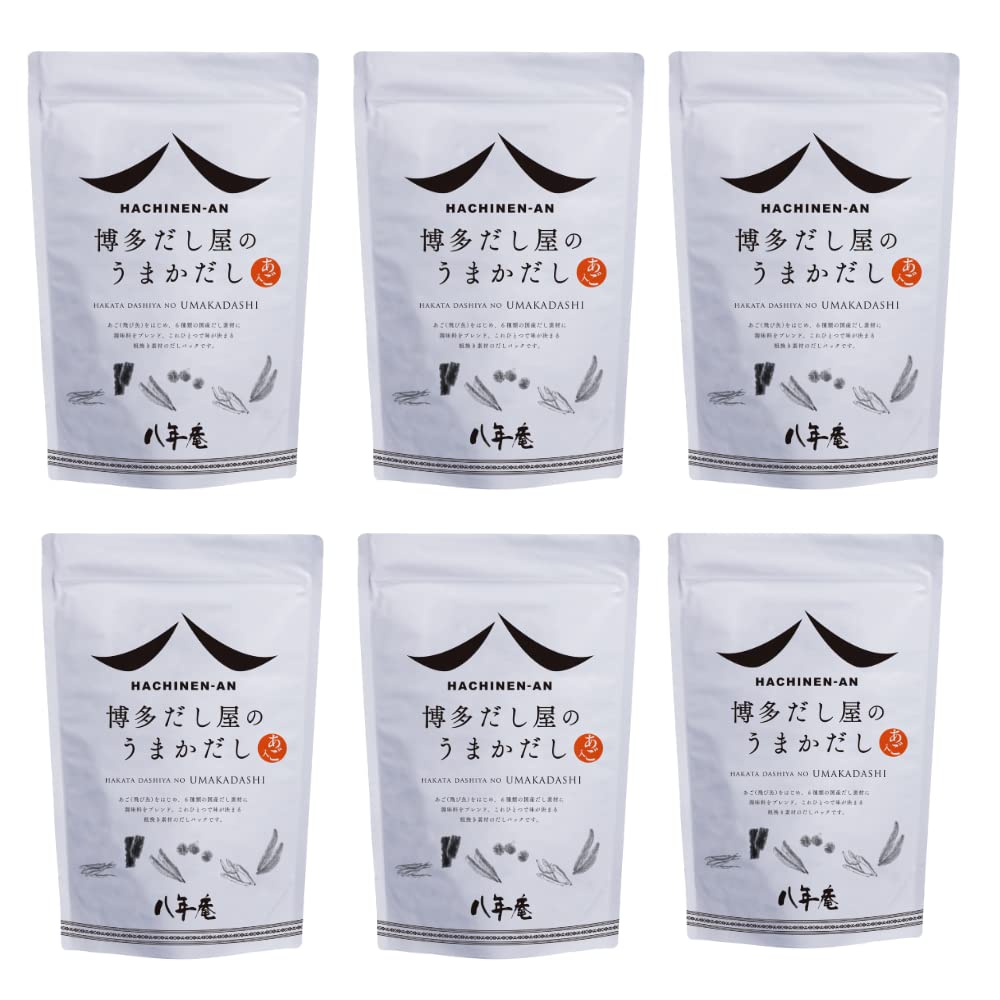 Amazon.co.jp: 八年庵 博多だし屋のうまかだし (8g×16袋, 6個セット